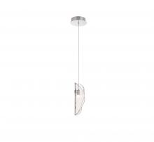  12166-017-01 - Sorrento, 1 Light LED Pendant, Clear, Chrome Canopy