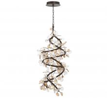 Lib & Co. US 12196-043 - Pisa, 23 Light LED Chandelier, Black with Gold Accent