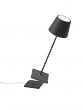Zafferano America LD0340N4 - Poldina Pro Table Lamp - Dark grey