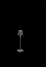 Zafferano America LD0490N3 - Poldina Micro Table Lamp - Dark Grey
