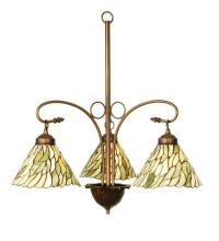  103042 - 24"W Willow Jadestone 3 LT Chandelier