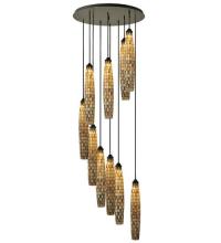  112057 - 48"W Checkers 10 LT Cascading Pendant