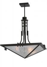  113740 - 27" Square Lineage Metro Fusion Inverted Pendant