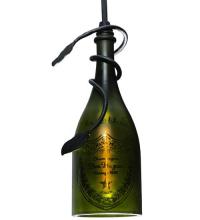  115129 - 5"W Personalized Champagne Bottle Mini Pendant