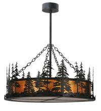  116636 - 36"Wide Tall Pines Inverted Pendant