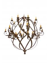 Meyda Green 118183 - 96" Wide Caliope 25 Light Chandelier