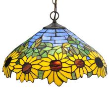  119560 - 16" Wide Wild Sunflower Pendant