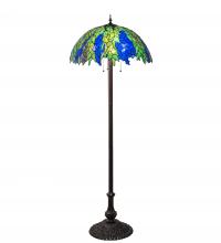  122833 - 62" High Tiffany Honey Locust Floor Lamp