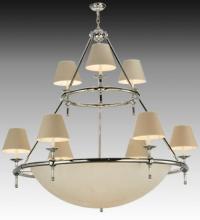 Meyda Green 125373 - 60"W Messina 2 Tier Chandelier