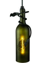  137401 - 5"W Personalized Thirsty Owl Wine Bottle Mini Pendant