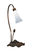  14043 - 16" High White Pond Lily Accent Lamp