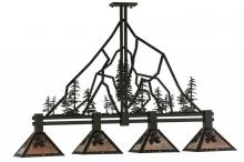  143959 - 60" Long Tall Pines 4 Light Island Pendant