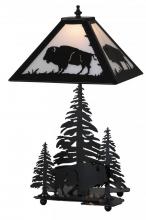  144470 - 21"H Buffalo W/Lighted Base Table Lamp