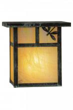  146928 - 8"W Hyde Park T Mission Dragonfly Wall Sconce