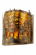 Meyda Green 149252 - 12" Wide Tall Pines Wall Sconce