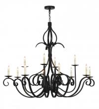  150271 - 54"W Cypress 12 LT Chandelier