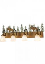  150316 - 35"W Wandering Moose 4 LT Vanity Light