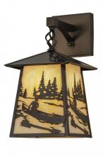 150684 - 8"W Stillwater Canoe At Lake Hanging Wall Sconce