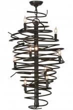  152135 - 21"W Cyclone 9 LT Chandelier