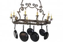 Meyda Green 153216 - 48"L Tourelle 10 LT W/Downlights Pot Rack