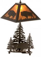  15380 - 21" High Buffalo W/Lighted Base Table Lamp
