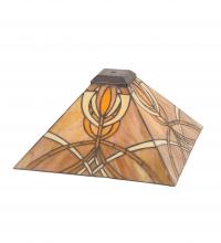  156822 - 13" Square Glasgow Bungalow Shade