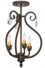  157891 - 12" Wide Antonia 3 Light Chandelier