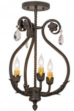  157893 - 12" Wide Antonia 3 Light Chandelier