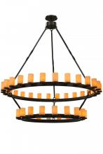  158996 - 84" Wide Noziroh Ring 46 Light Two Tier Chandelier