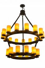 Meyda Green 159006 - 48"W Noziroh Ring 27 LT Two Tier Chandelier