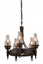  161543 - 22" Wide Durango 5 Light Chandelier