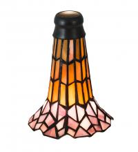  16650 - 4" Wide X 6" High Stained Glass Pond Lily Shade