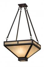  169069 - 18"Sq Whitewing Inverted Pendant