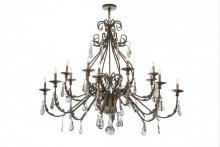  169173 - 60"W French Elegance 16 LT Chandelier