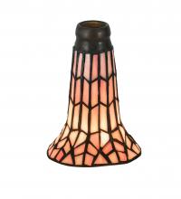  17570 - 4" Wide X 6" High Stained Glass Pond Lily Shade