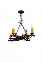  179037 - 28"L Elianna 4 LT Chandelier