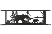 Meyda Green 179786 - 94.5"W Neversink Bridge Black Bear Decor