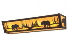  184291 - 24"W Bear at Lake Vanity Light