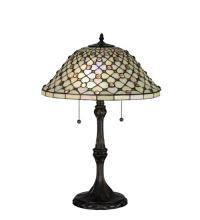  18728 - 25"H Diamond & Jewel Table Lamp