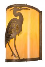 Meyda Green 188604 - 8"W Heron Wall Sconce