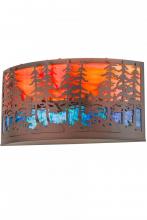  189494 - 24"W Tall Pines Wall Sconce