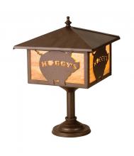  19410 - 10" Square Personalized Hoggy's Bar Top Lamp