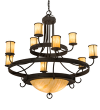 Meyda Green 194814 - 52" Wide Nehring 9 LT Chandelier