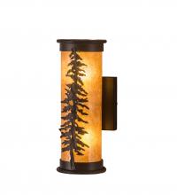 Meyda Green 197883 - 5" Wide Tall Pines Wall Sconce