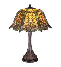  19876 - 21"H Duffner & Kimberly Shell & Diamond Table Lamp