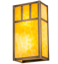 201300 - 6.5" Wide Hyde Park Double Bar Mission Wall Sconce