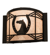  203963 - 12" Wide Horseshoe Wall Sconce