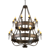  204204 - 56" Wide Costello 20 Light Two Tier Chandelier