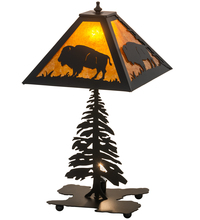  214532 - 21" High Buffalo W/Lighted Base Table Lamp