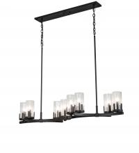 Meyda Green 215599 - 52" Long Cero 8 Light Oblong Chandelier